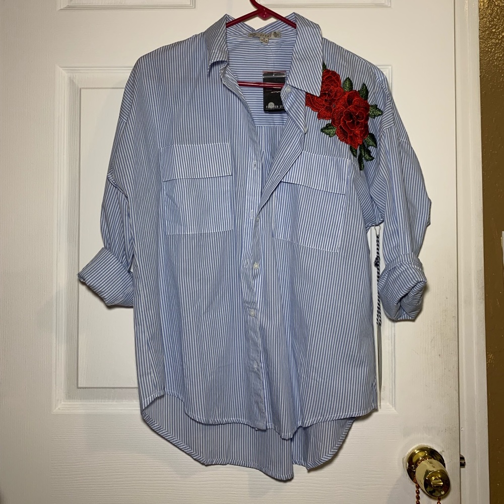 Forever21 plaid blouse